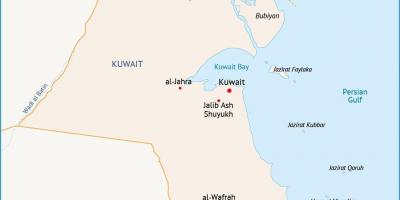 नक्शे के अल zour कुवैत