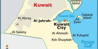कुवैत पूरा नक्शा