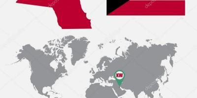 कुवैत में नक्शे दुनिया के नक्शे
